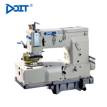 DT1412P Industrial 12 agujas de cama plana de doble puntada de aguja multi-aguja de costura máquina de coser precio